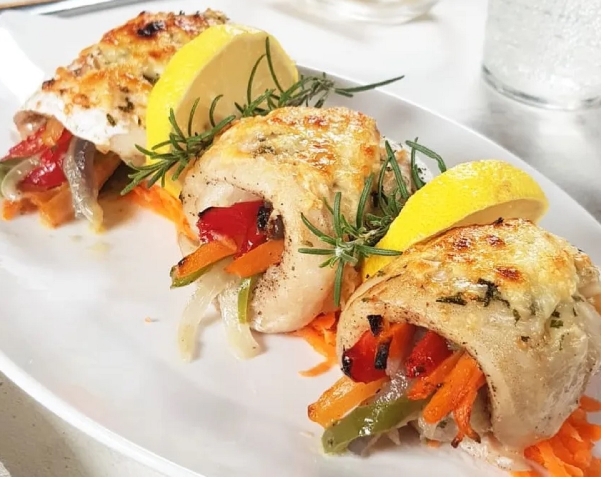 Rolls de merluza con vegetales: receta saludable y sabrosa