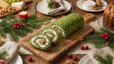 Chau harinas en las Fiestas: pionono de espinaca que se hace en 15 minutos y no sube el colesterol