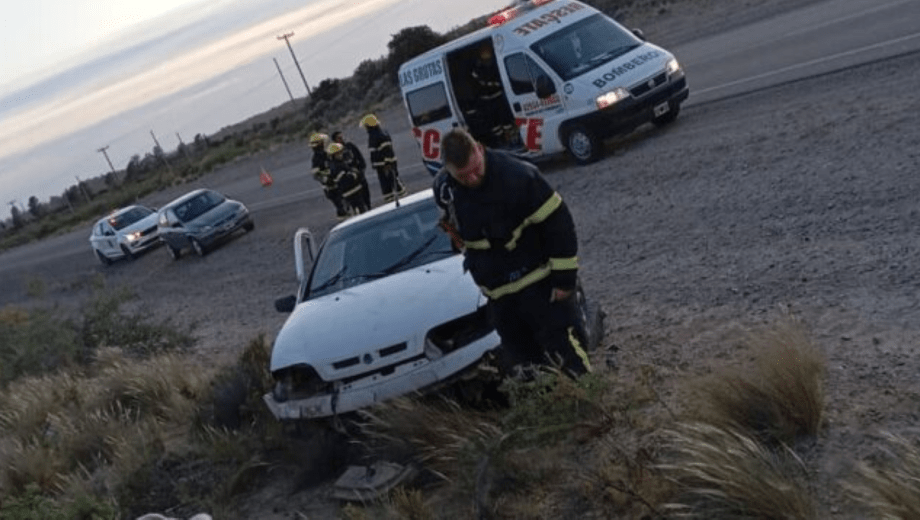 Vuelco fatal sobre la Ruta 3. Foto: Gentileza Informativohoy