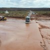 Imagen de Corte total de la Ruta 5 por la crecida del arroyo Carranza en Vaca Muerta: trabajan para reconstruir el desvío