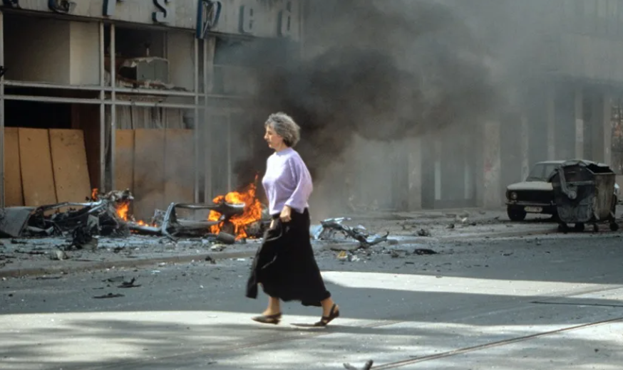 Investigan "safaris humanos"en Sarajevo. Foto: Gentileza 
EFE/SIPA PRESS/TOM HALEY/