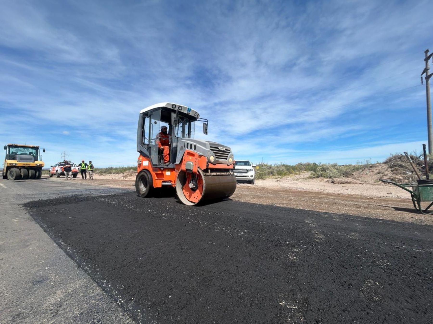 Vialidad Nacional inició la reparación de la Ruta 151 y la intendenta ...