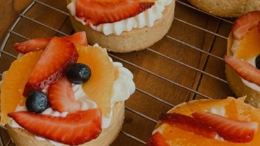 Antonella Arboscelli nos propone unas ricas tartas de fruta con crema de queso