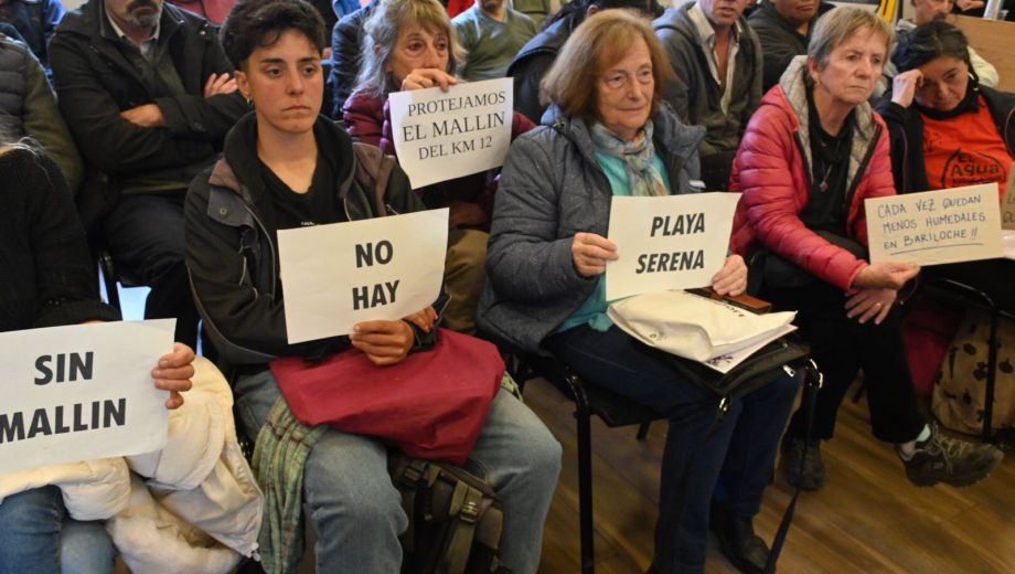 Juntas vecinales y organizaciones ambientalistas impulsaron la protección del mallín del Kilómetro 12 de Bariloche. Foto: Chino Leiva