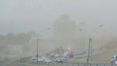 Rutas en Chubut con restricciones por la alerta roja por viento este lunes: se esperan ráfagas de 140 km/h