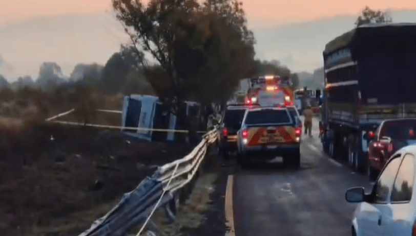 Tragedia en México con muertos y heridos por un siniestro fatal. Foto: Captura X/@MORRIS80766176.