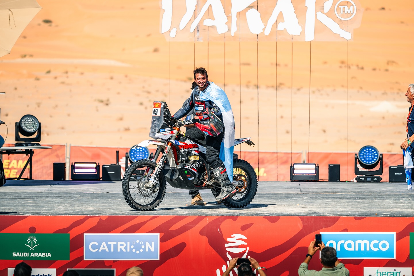 Santiago Rostan, listo para su tercer Rally Dakar: «Un puesto 20 sería muy bueno»