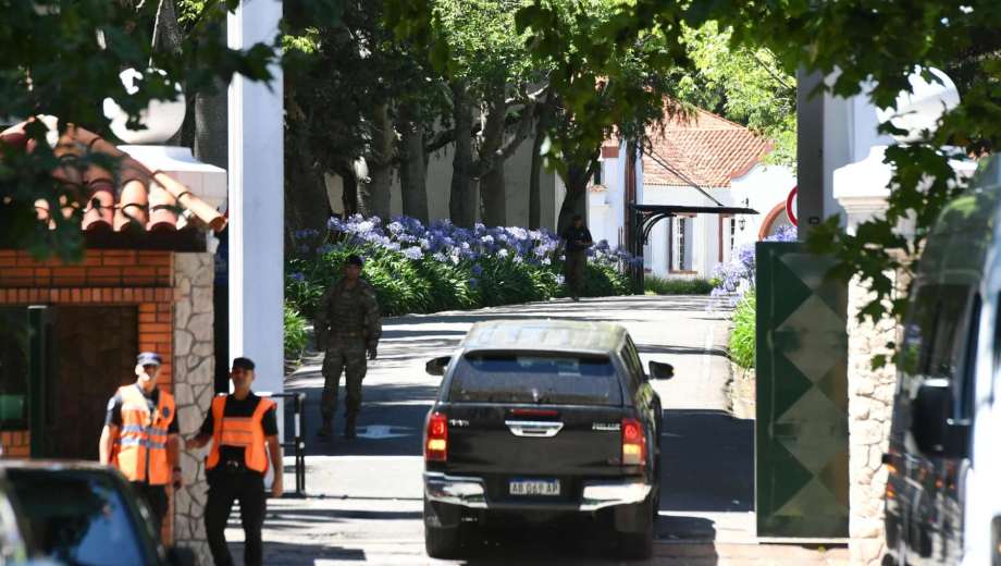 El grave incidente ocurrió en la Quinta de Olivos. Fotografía: Clarín.