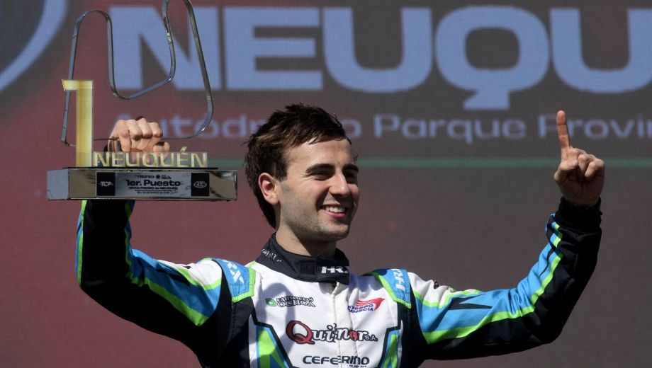 El piloto rionegrino, que este año ganó en Centenario, competirá con los mejores del país en el 2026. (Archivo ACTC)