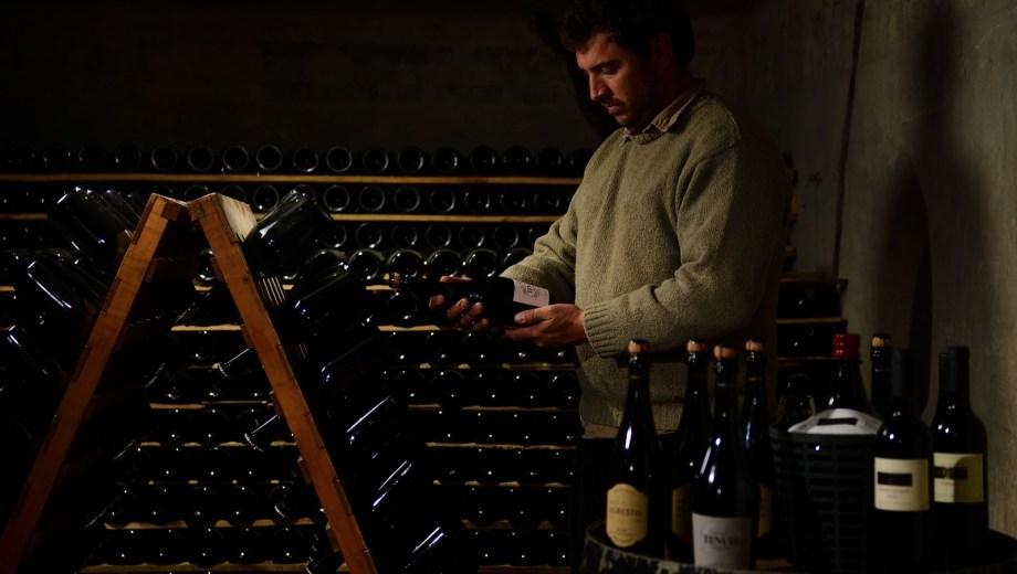 General Roca, Río Negro. Alfredo Ghirardelli, Bodega Agrestis, productor frutícola y elaborador de espumantes reconocidos en el país.
