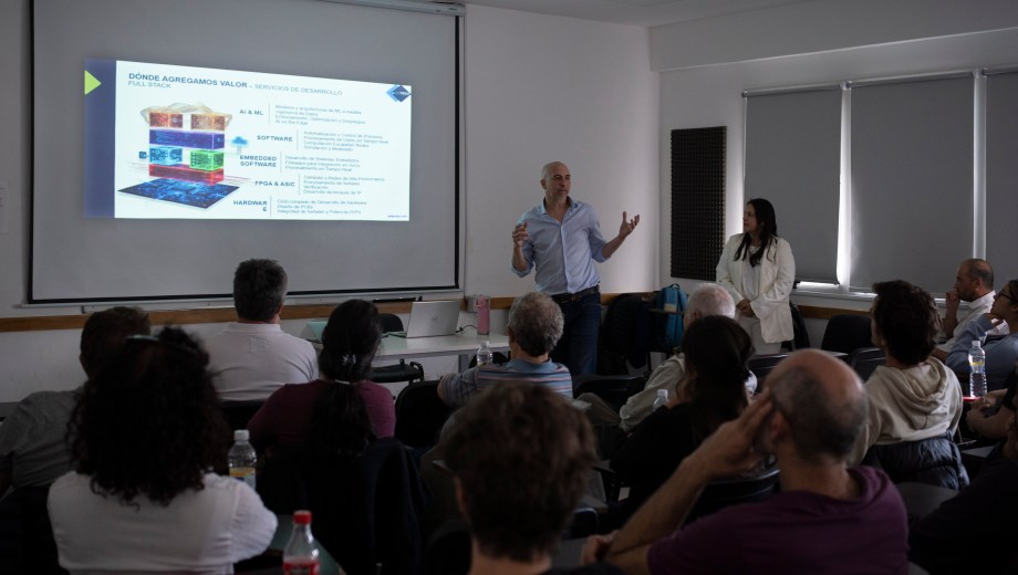 Guillermo Guichal, director de Emtech, informó sobre el trabajo que desarrollan desde hace años. Foto: Marcelo Martinez