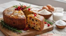 Imagen de Cómo hacer budín navideño saludable sin TACC: receta fácil, de pocos ingredientes y lista en poco tiempo