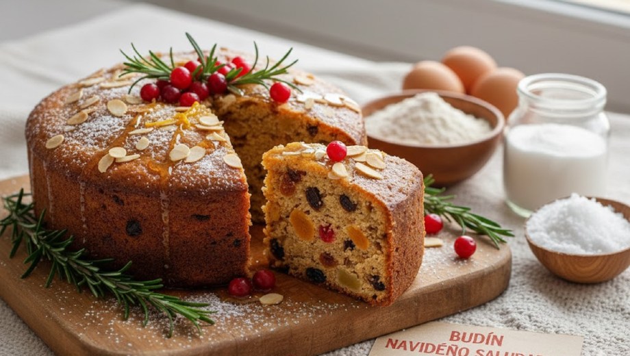 Budín navideño sin TACC.