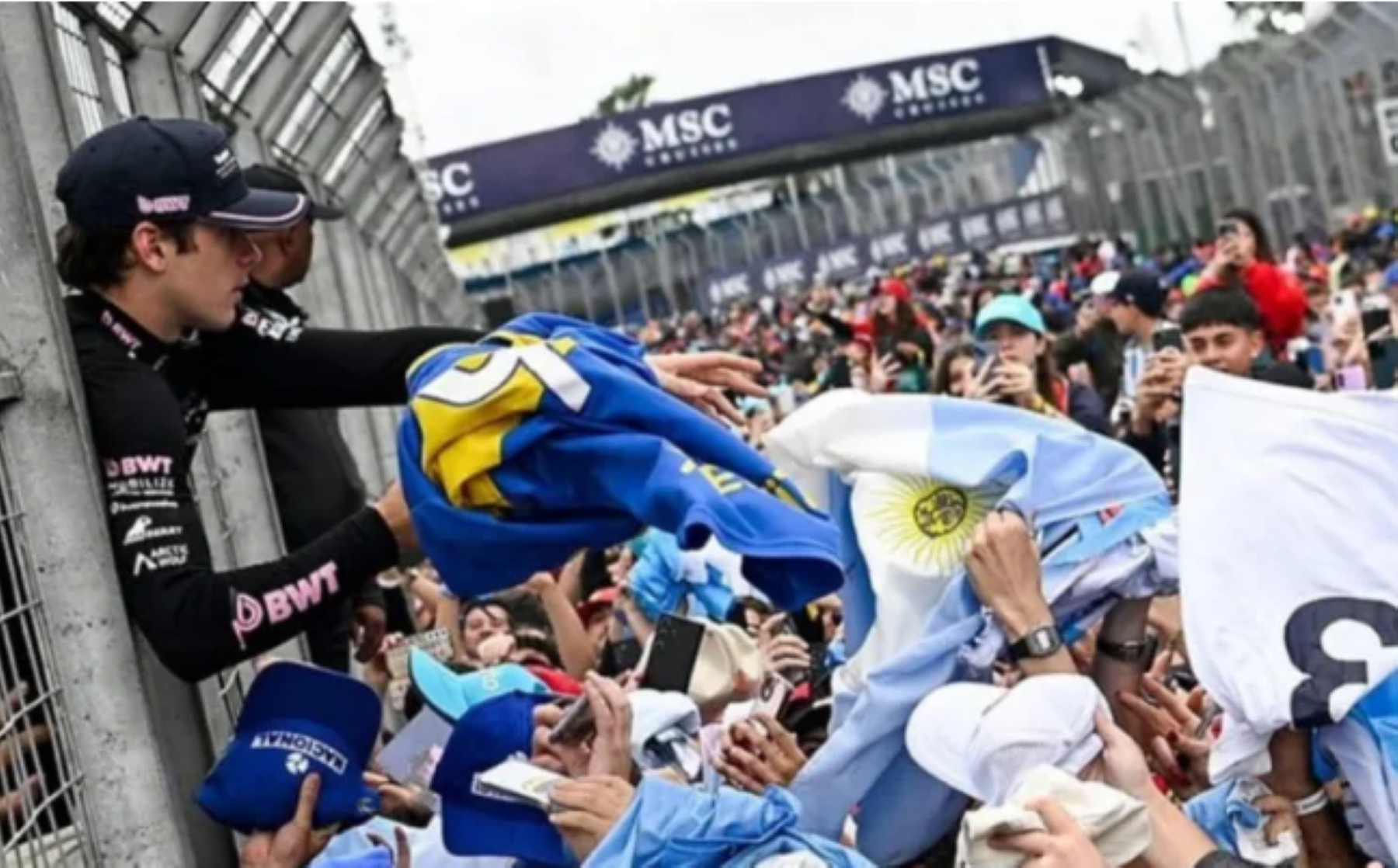 «Booooca, Booooca», la promesa de Franco Colapinto si sube al podio en la Fórmula 1