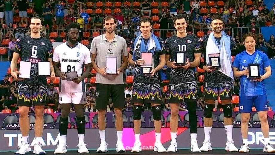 El mendocino Loser y el rosarino Solé jugaron un gran torneo en Belem. (FIVB)