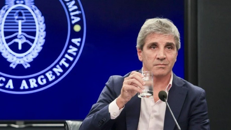 Luis Caputo, ministro de Economía. 