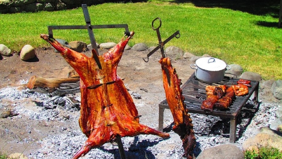 Chivito para las fiestas de fin de año.