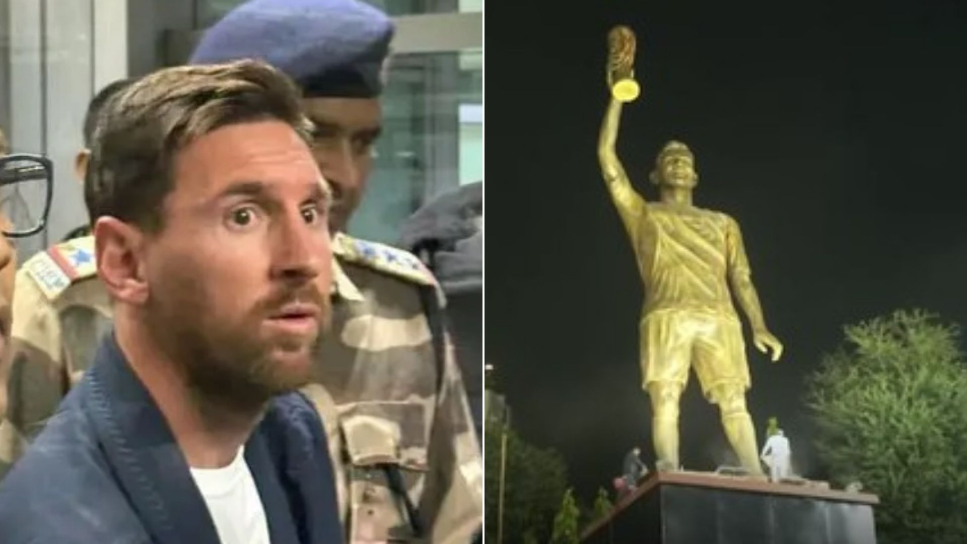 India rendida a los pies de Messi: recibimiento histórico y estatua en Calcuta