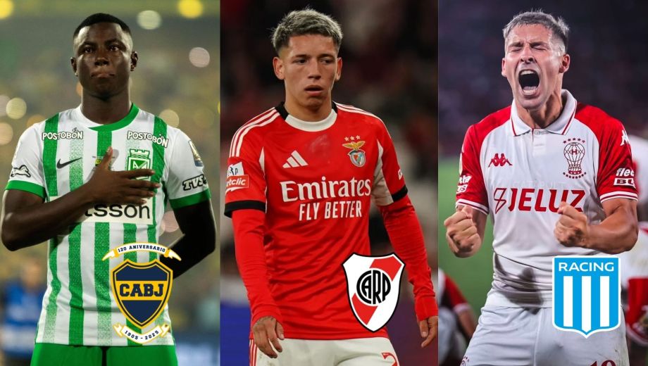 Marino Hinestroza, Gianluca Prestianni y Matko Miljevic, los jugadores que interesan en Boca, River y Racing.