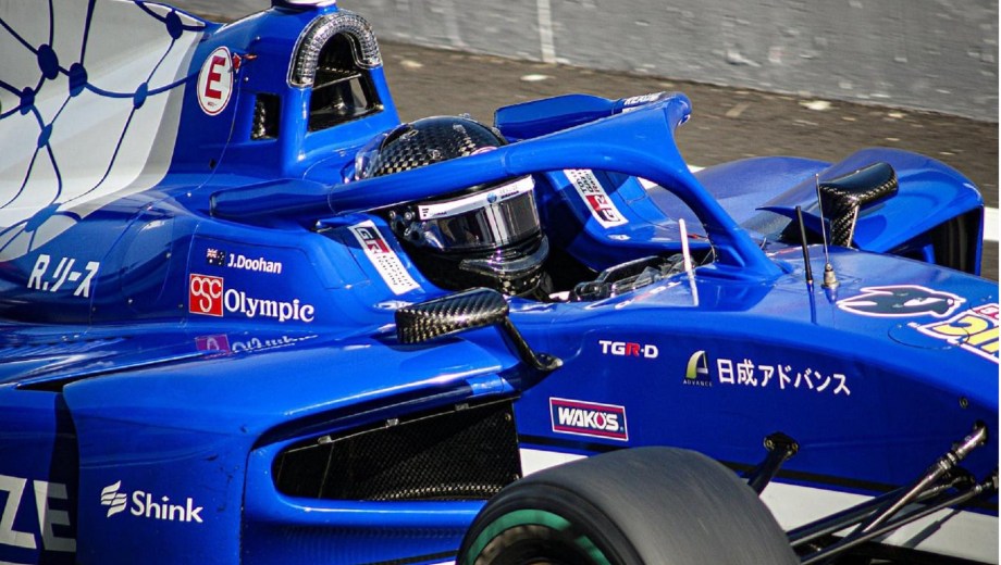 Jack Doohan, durante el ensayo de este miércoles en la Súper Fórmula de Japón.