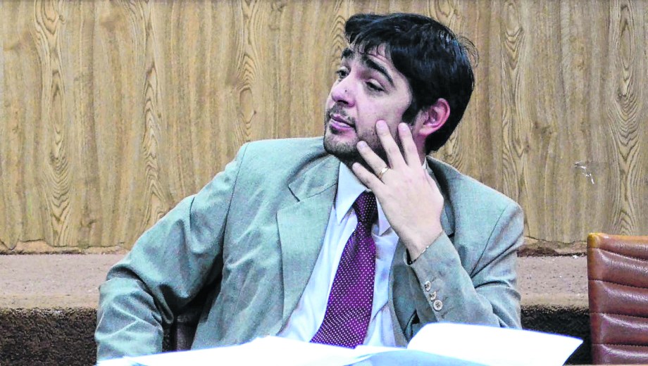 Juan Pablo Beacon, cuando vivía en Viedma.