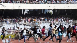 Escándalo en la visita de Messi a India: hubo destrozos y detuvieron al organizador