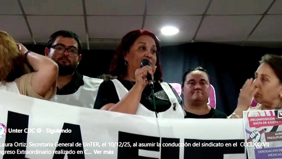 La nueva conducción en Choele Choel. Foto: imagen de video.