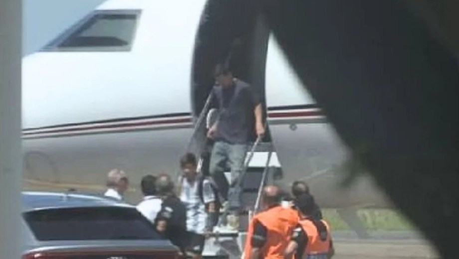 Messi regresó a la Argentina para pasar las fiestas con su familia. 