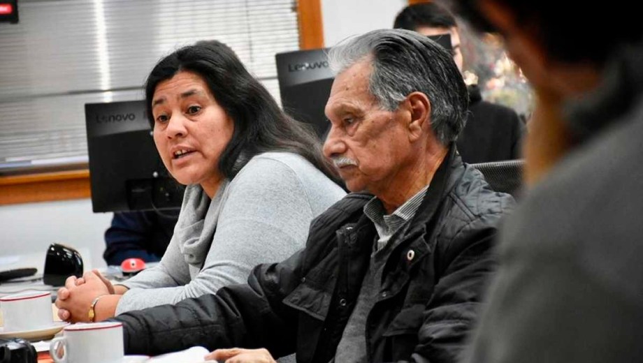 Mercedes y Asunción Ávalos, hermana y padre de Sergio. (Archivo/Matías Subat)