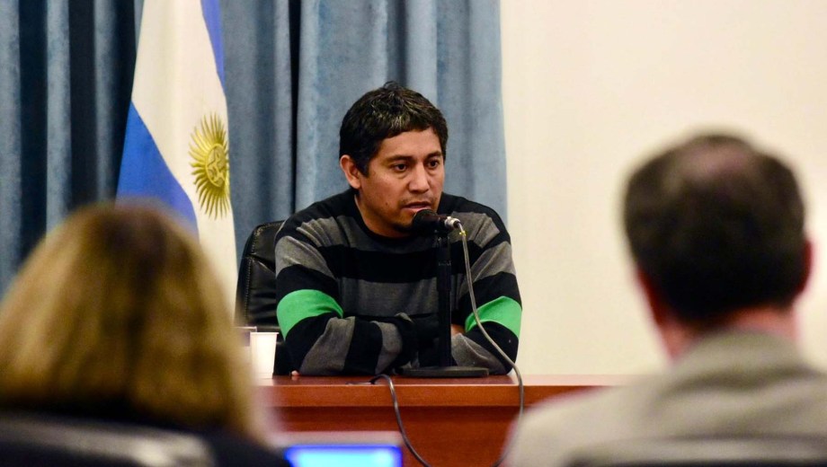 “Quiero pedir disculpas”, aseguró Osuna al tribunal. Estuvo 18 meses detenido en una comisaría y ahora cumple domiciliaria. Foto Matías Subat.