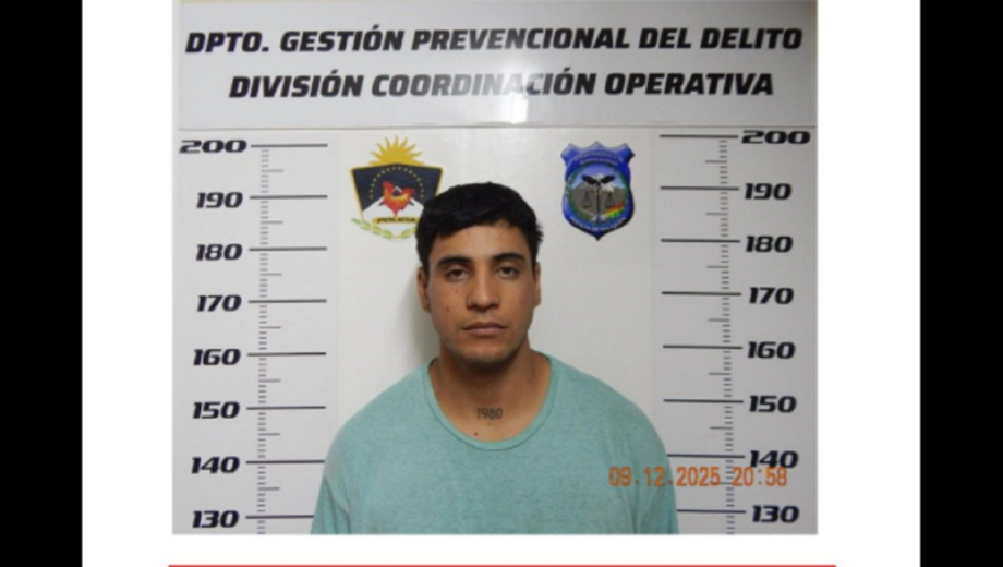 Checho Herrera, el hombre intensamente buscado por la Policía de Neuquén. 