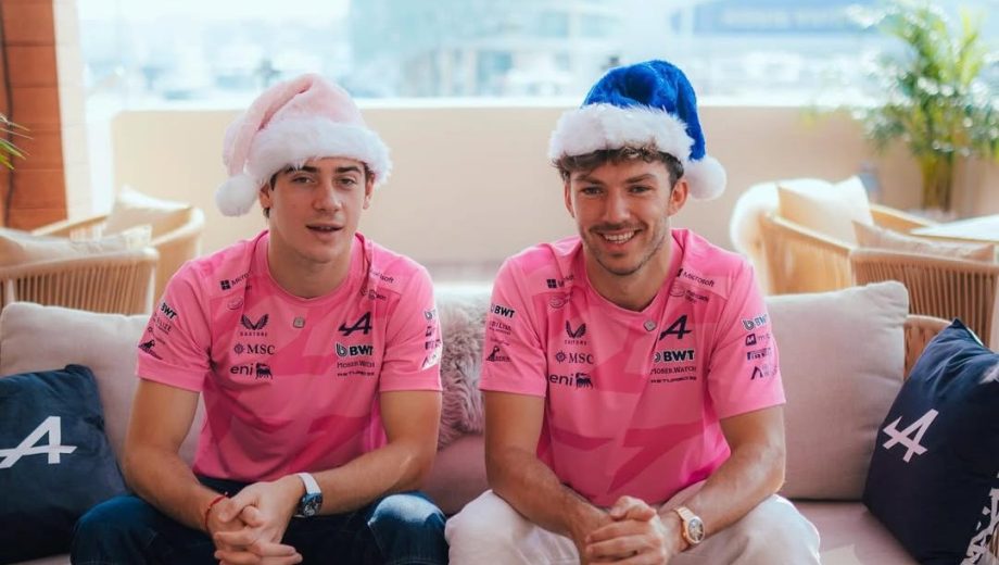 Colapinto y Gasly, en modo navidad, en la antesala de la última jornada del año.