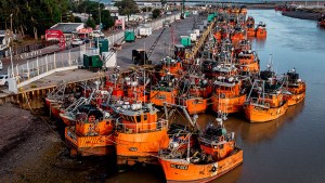 Conflicto gremial marítimo en Chubut: tensión por una medida que paralizó parte de la pesca de langostino