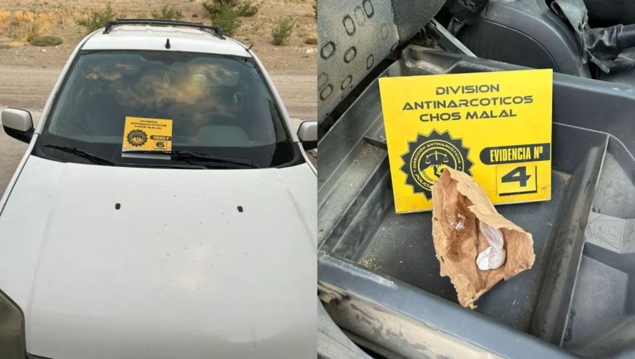 Personal de Antinarcóticos de Chos Malal secuestró cocaína, dinero y un vehículo utilizado para la venta de estupefacientes.
