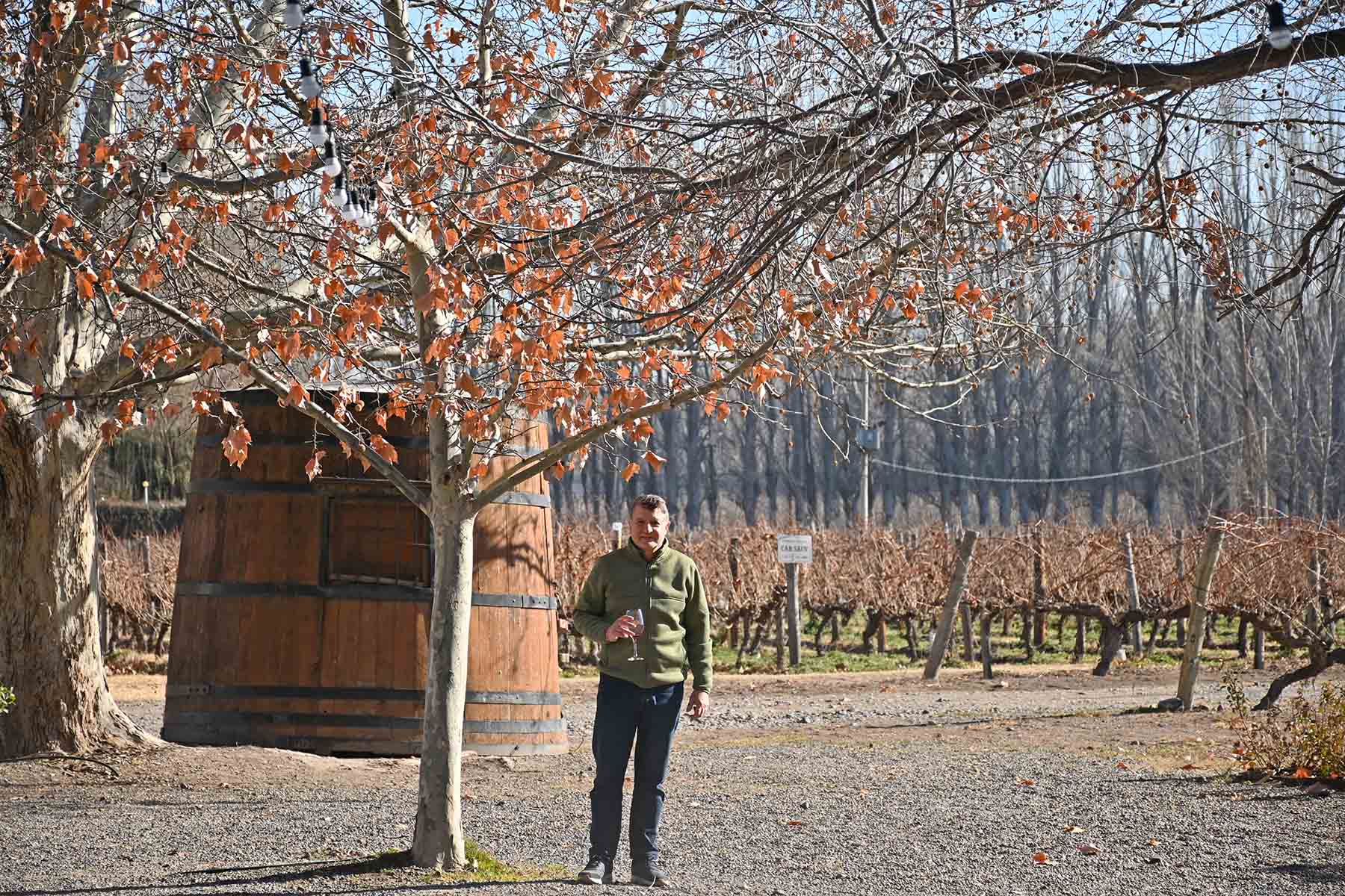 General Roca, Río Negro. Juan Martín Vidiri, de Humberto Canale: la bodega centenaria produce más de un millón de litros de vino al año.