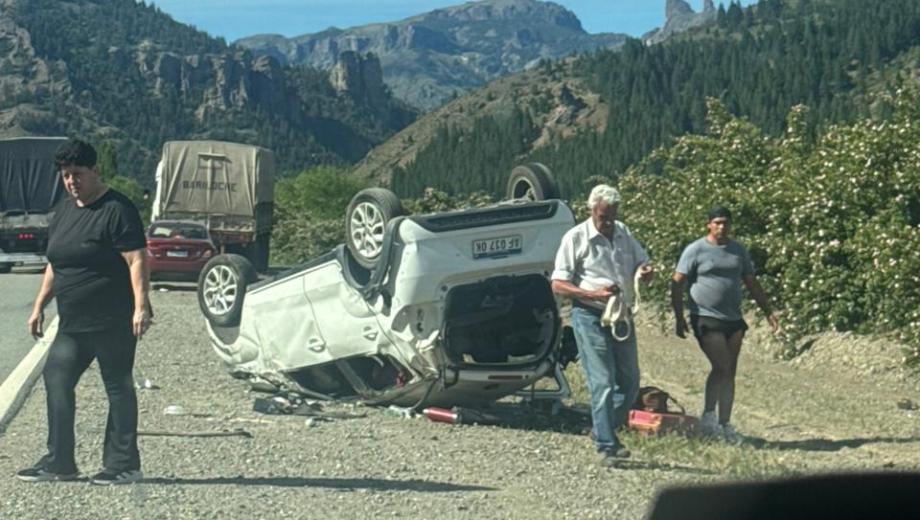 El accidente ocurrió a las 18 en la Ruta 237. Foto: gentileza