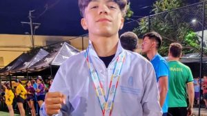El neuquino Enzo Suárez obtuvo la medalla de bronce en los Juegos Sudamericanos Escolares