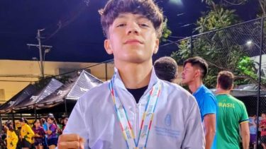 El neuquino Enzo Suárez obtuvo la medalla de bronce en los Juegos Sudamericanos Escolares