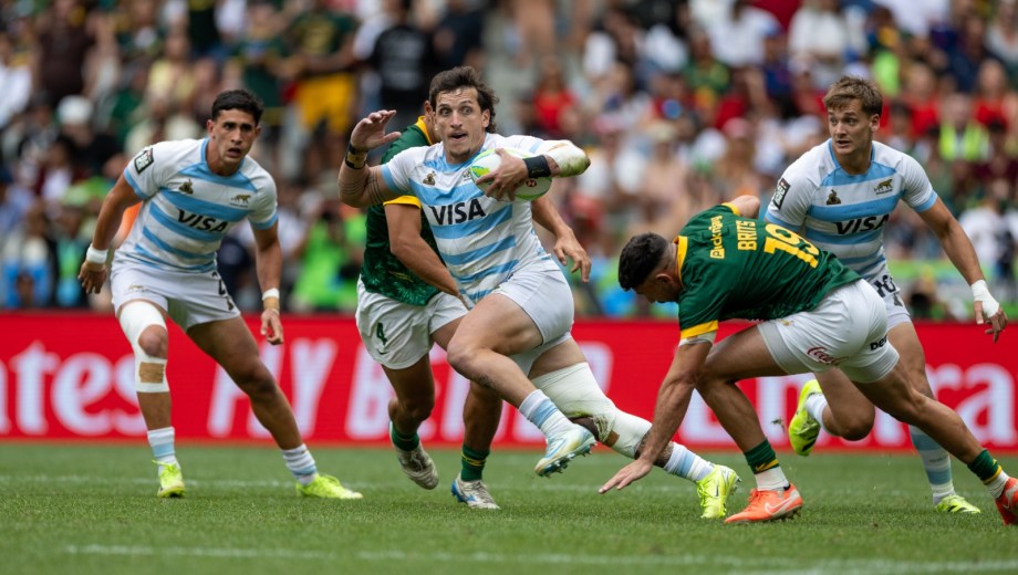 Los Pumas 7's perdieron la final con Sudáfrica en Ciudad del Cabo. (Foto: Zach Franzen / World Rugby)