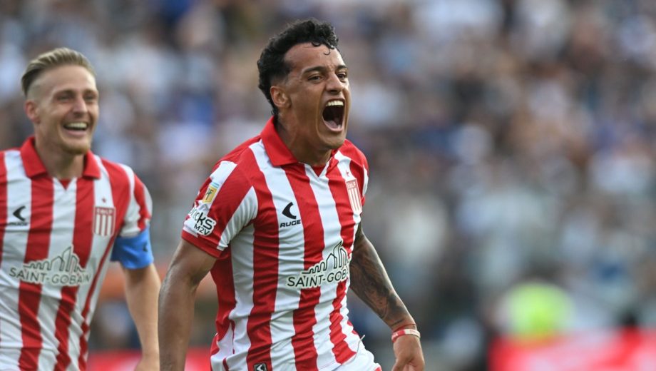 Tiago Palacios metió el gol del triunfo de Estudiantes ante Gimnasia. (Foto: Fotobaires)