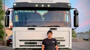 Emiliano Mayor, camionero de cuna y pasión en Regina: recorre las rutas desde los 18 años