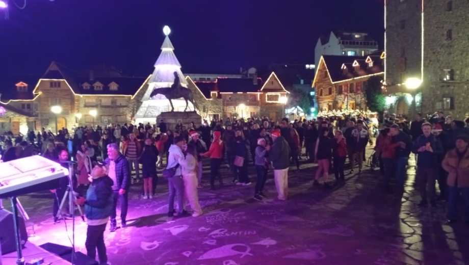 Así se celebró la Navidad en el Centro Cívico. El festejo se repite este miércoles. Foto: gentileza