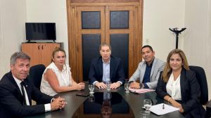 Catriel y 25 de Mayo se reunieron con Diego Santilli en la Casa Rosada por la Ruta 151