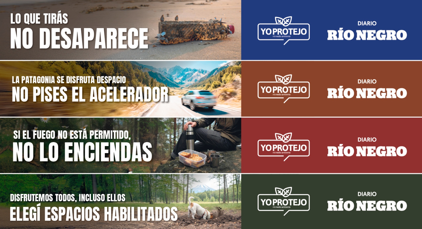 “Cuidar la Patagonia es parte del viaje”: Diario RÍO NEGRO lanza la campaña Yo Protejo 2025, las claves
