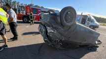 Imagen de Cuatro heridos en un vuelco sobre la Ruta 22, cerca de Villa Regina