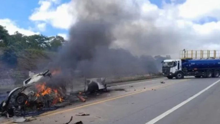 Una tragedia con 11 muertos en Brasil. Foto: Gentileza Ámbito. 