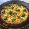 Imagen de Tarta de zapallo y ricota con masa de brócoli crujiente, súper saludable