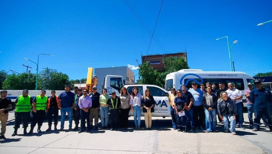 El municipio espera adquirir más vehículos en las próximas semanas. Foto: Gentileza municipio de Catriel. 