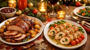 Dos recetas fáciles y rendidoras para estas Fiestas: pernil de cerdo y pollo relleno