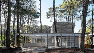 Una joya escondida en la costa: esta casa brilla en el bosque a orillas del mar de una playa exclusiva
